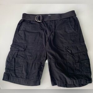 Cargo Shorts Black Casual Classic Ripstop Timeless Shorts - Size 33